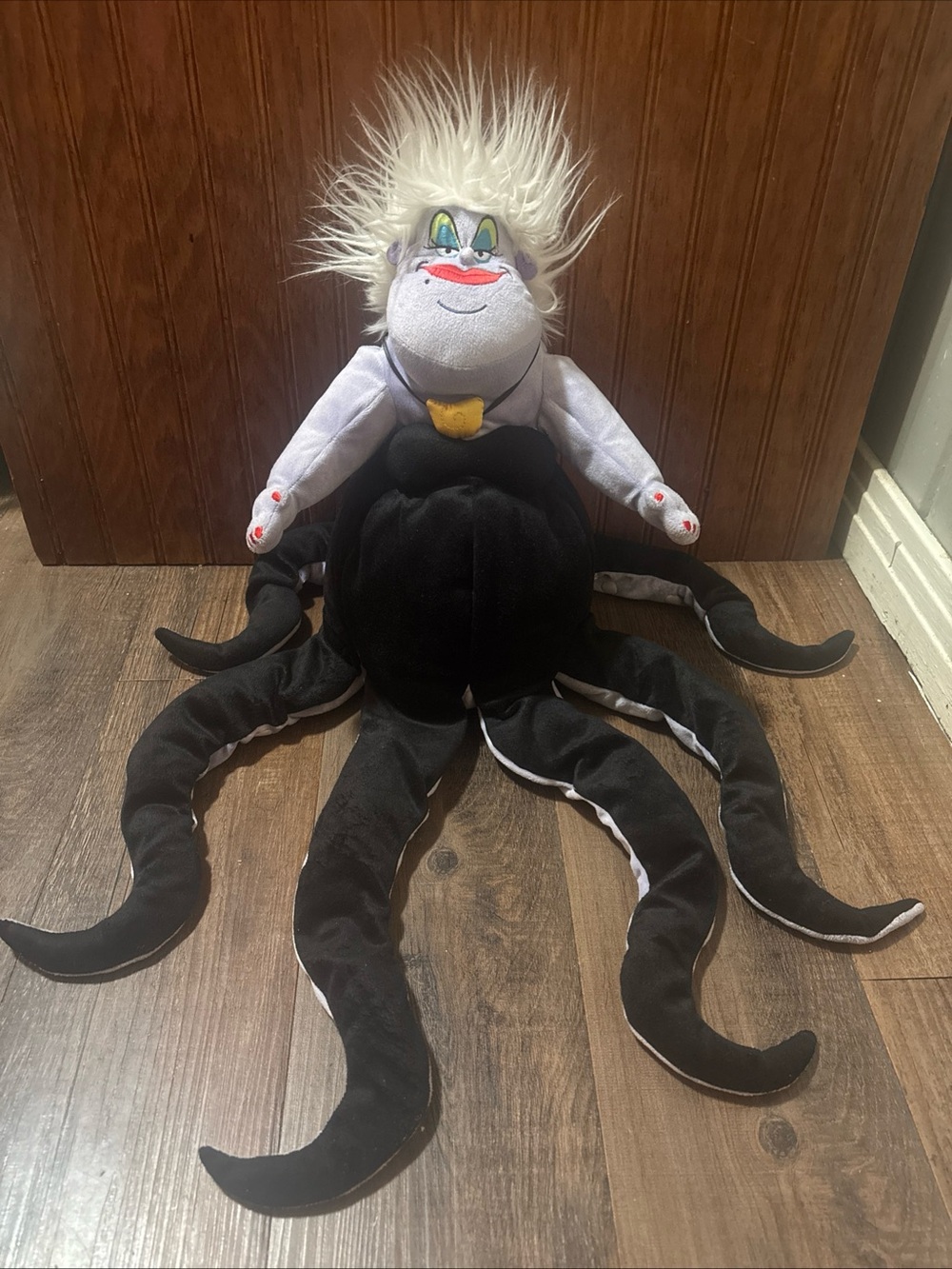 Disney Lavender Ursula Plush with White Polka Dots